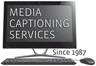 Media Captioning Services Logo Media Captioning Services Logo